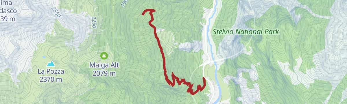 Route map: Motin from Le Prese Nuove